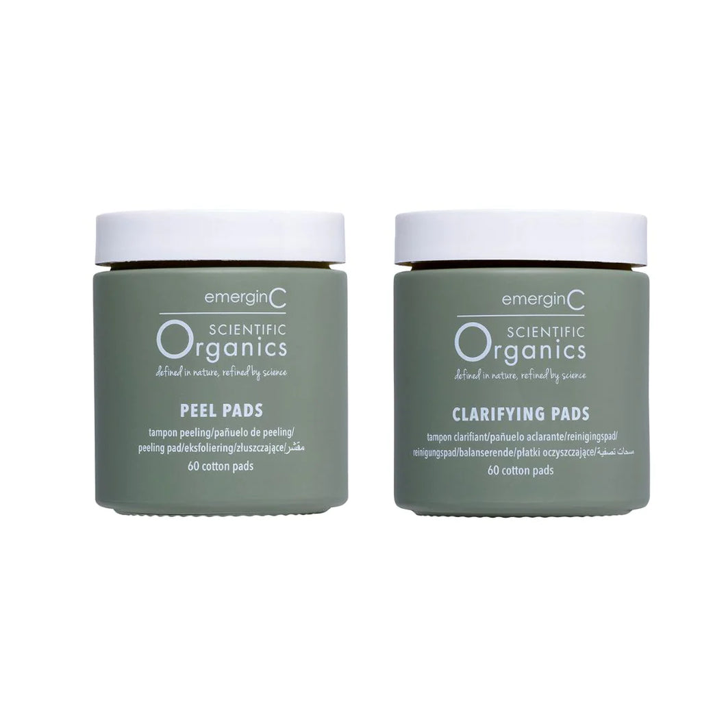 Scientific Organics At-Home Facial Peel + Clarifying Kit RRP $143